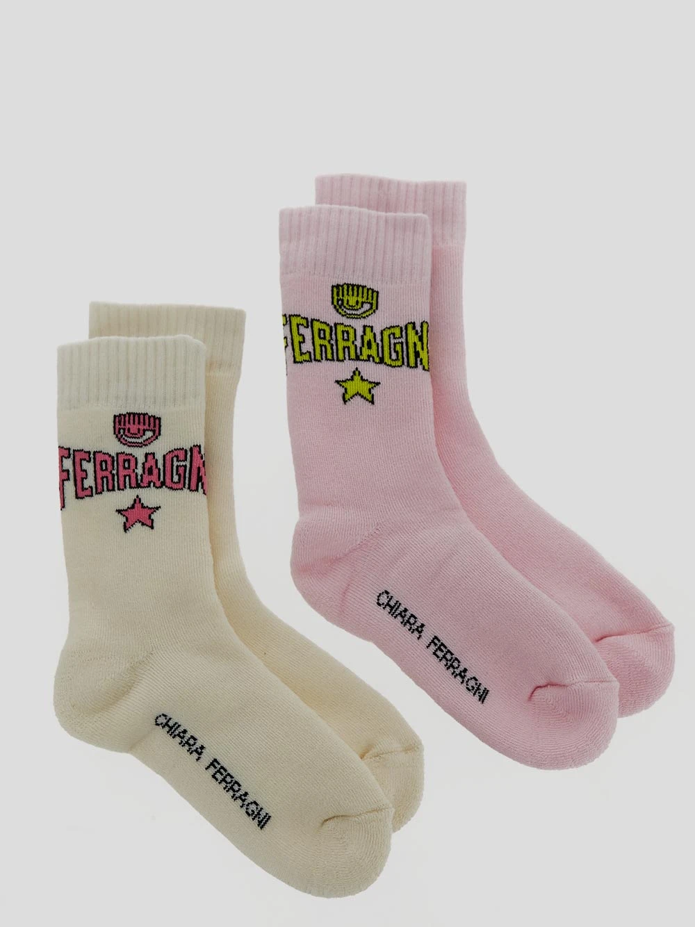 商品Chiara Ferragni|Chiara Ferragni 女童袜子 59A00310849029 白色,价格¥515,第1张图片