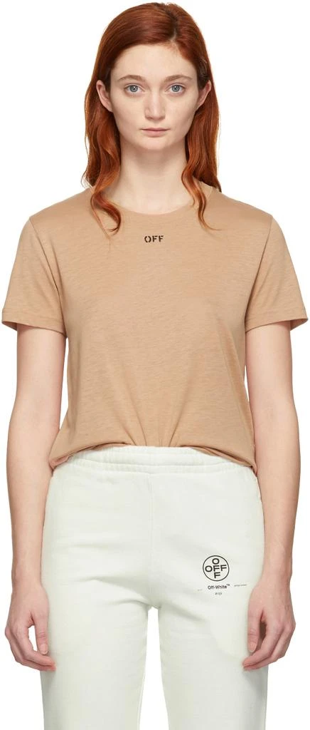 商品Off-White|Pink 'Off' Basic T-Shirt,价格¥1279,第1张图片