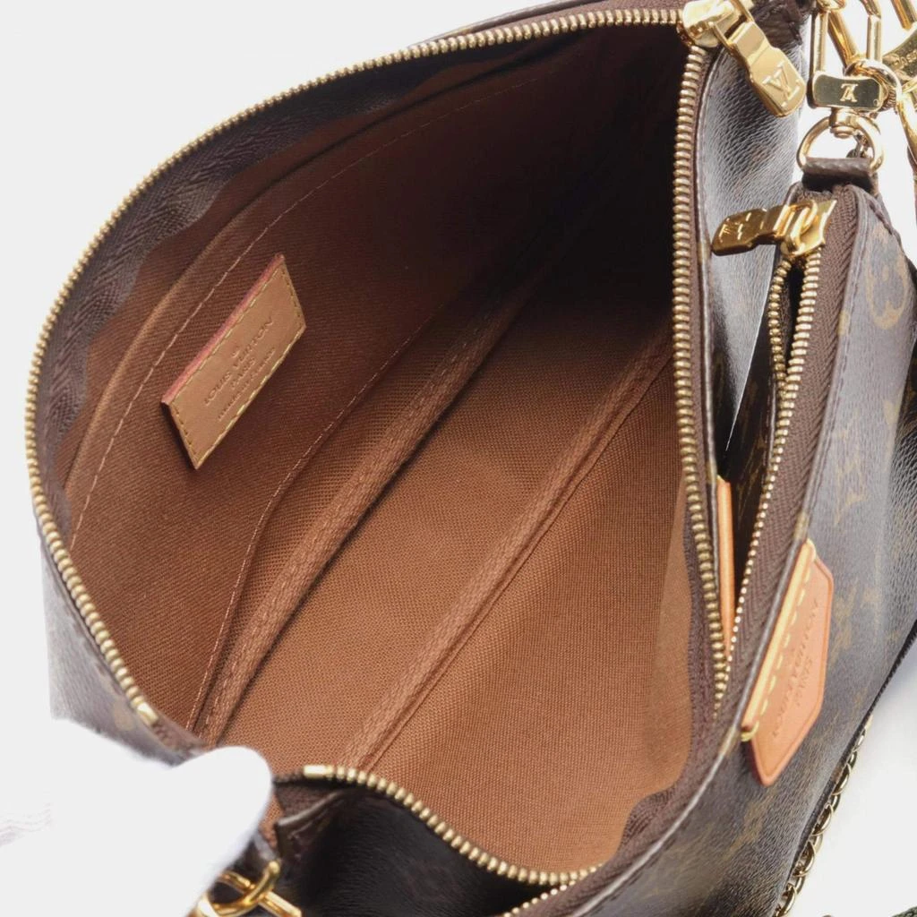 Louis Vuitton Pochette Coated Canvas Monogram  Brown Khaki Shoulder Bag 商品