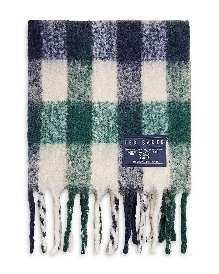 商品Ted Baker London|Evealy Check Brushed Scarf,价格¥417,第1张图片