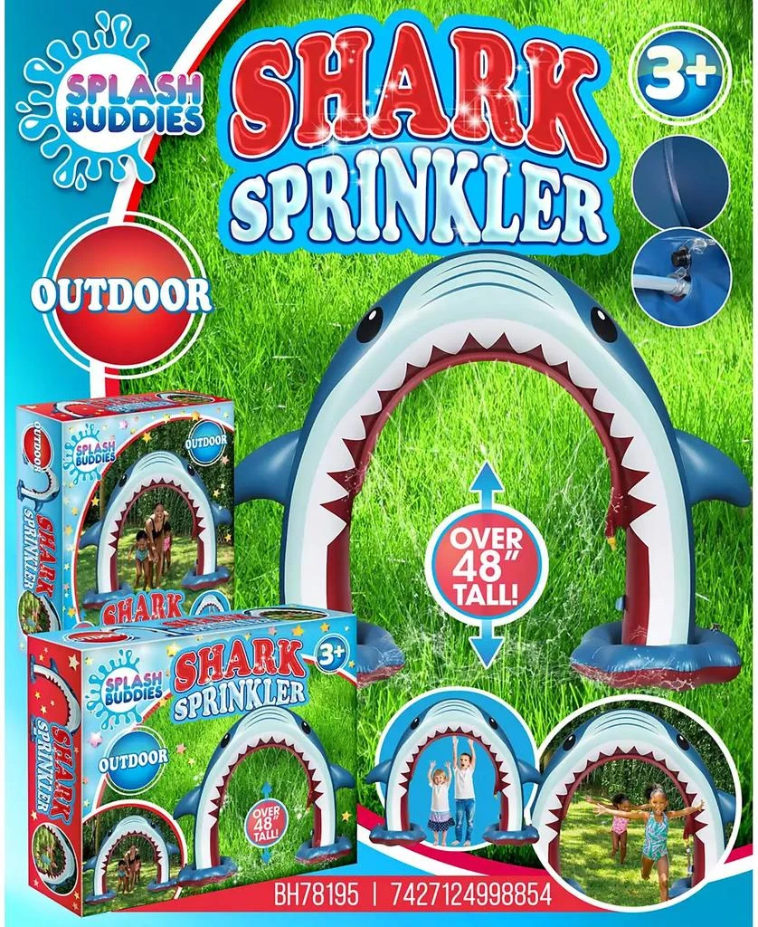 商品Splash Buddies|Shark inflatable Sprinkler,价格¥289,第3张图片详细描述