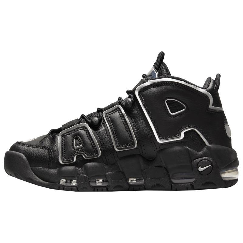 商品NIKE|大童 耐克 Air More Uptempo 复刻篮球鞋 黑银,价格¥1179,第4张图片详细描述