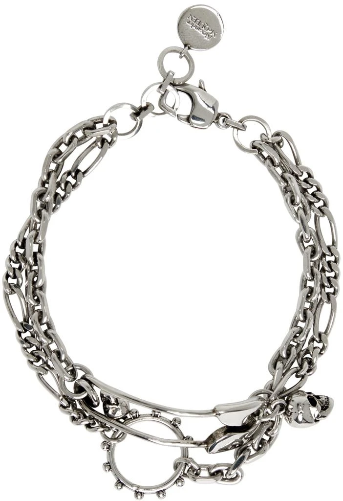 商品Alexander McQueen|Silver Safety Pin Bracelet,价格¥1609,第2张图片详细描述