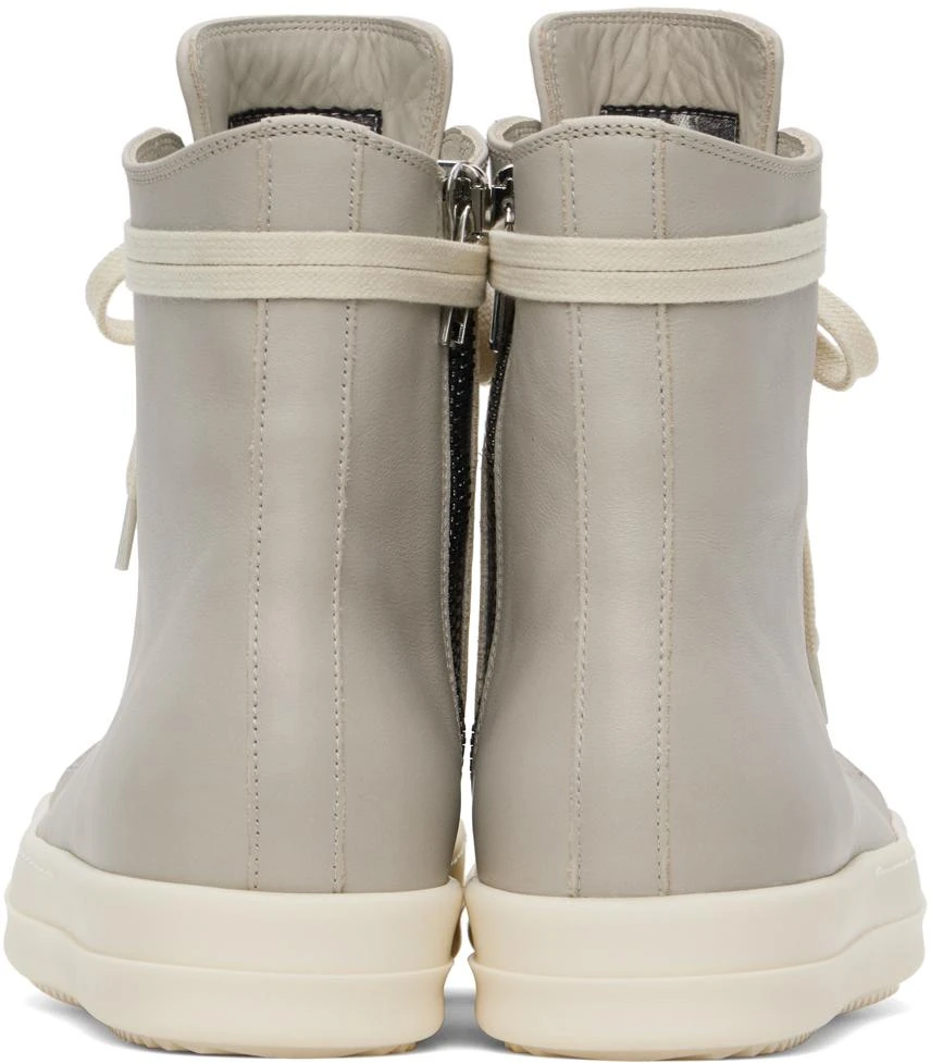 商品Rick Owens|Off-White Washed Calf Sneakers,价格¥8077,第2张图片详细描述