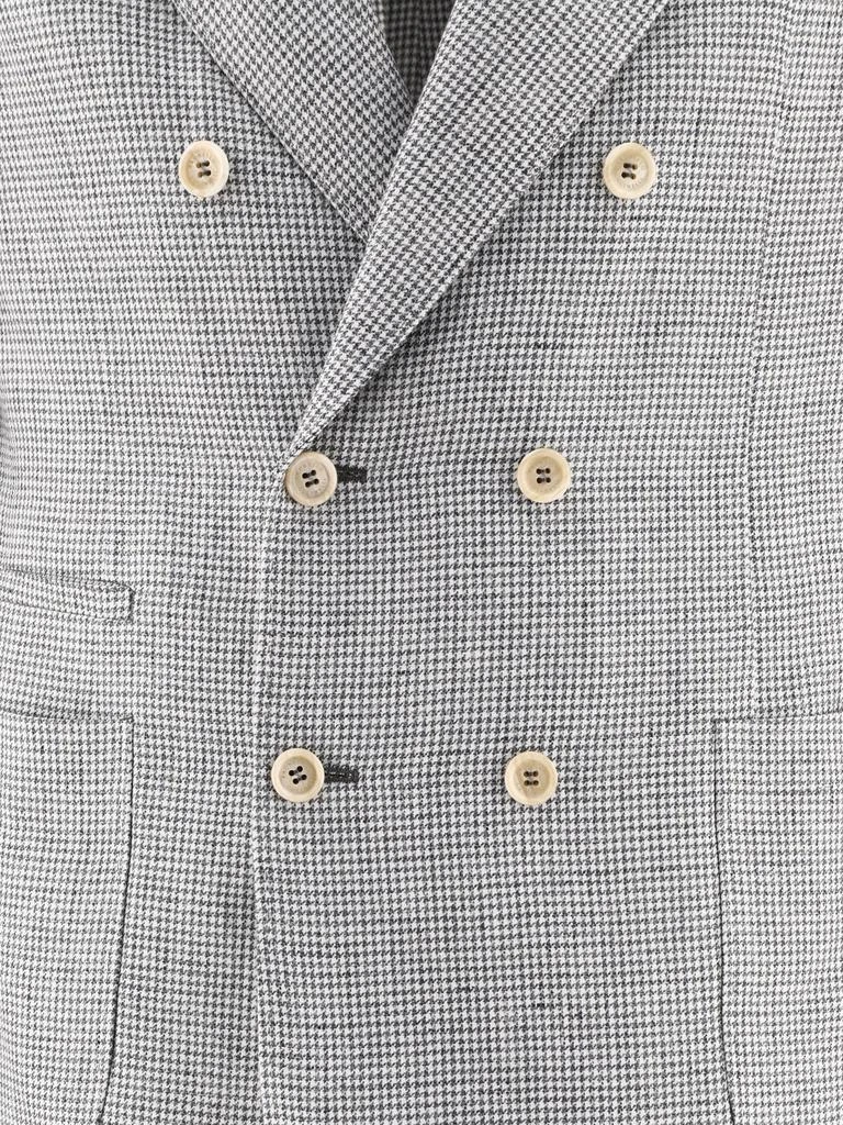 商品Brunello Cucinelli|Linen Suit Suits Grey,价格¥18970,第3张图片详细描述