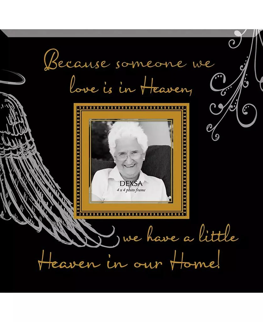 商品Dexsa|Because Someone We Love Beveled Glass Photo Frame with Easel, 12" x 12",价格¥314,第1张图片