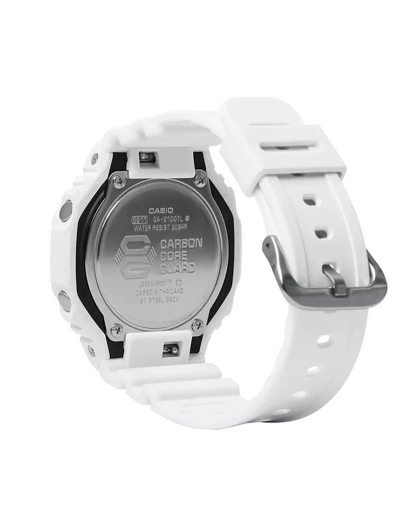 商品G-Shock|Men's Analog Digital White Resin Watch, 45.4mm GA2100TL-7A,价格¥823,第3张图片详细描述