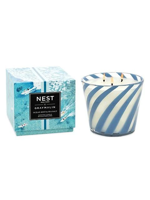 商品NEST New York|Gray Malin Ocean Mist & Sea Salt 3-Wick Candle,价格¥481,第1张图片