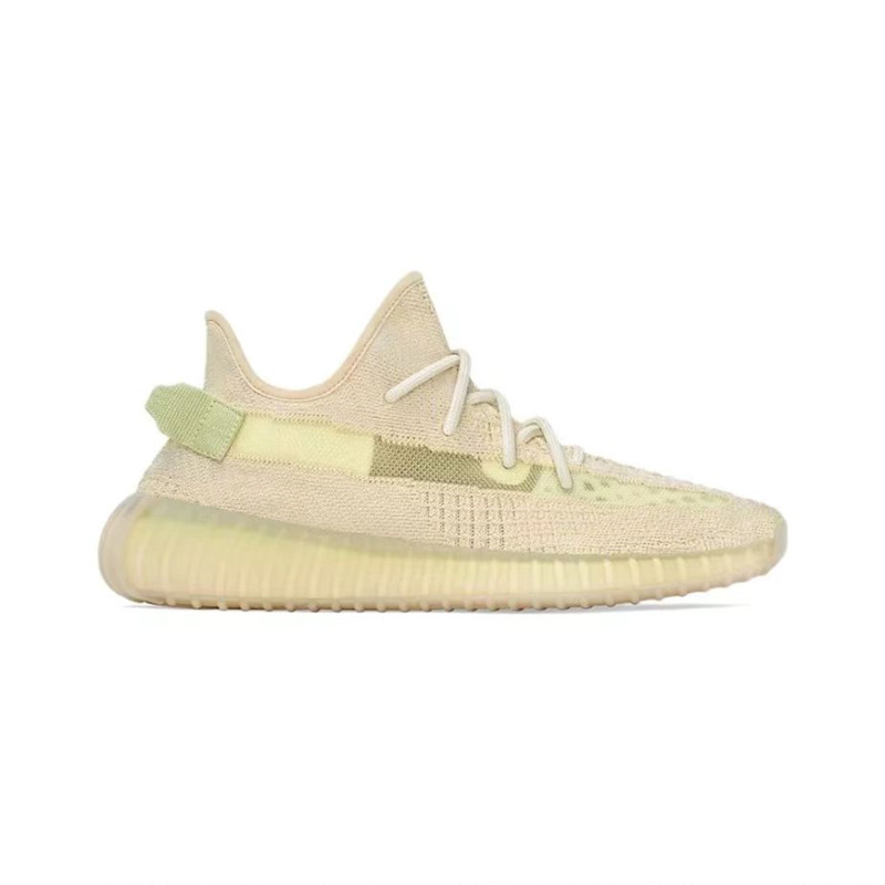 ADIDAS ORIGINALS YEEZY BOOST 350 V2 FLAX 浅棕色亚麻亚洲限定椰子低帮运动休闲鞋商品第2张图片规格展示