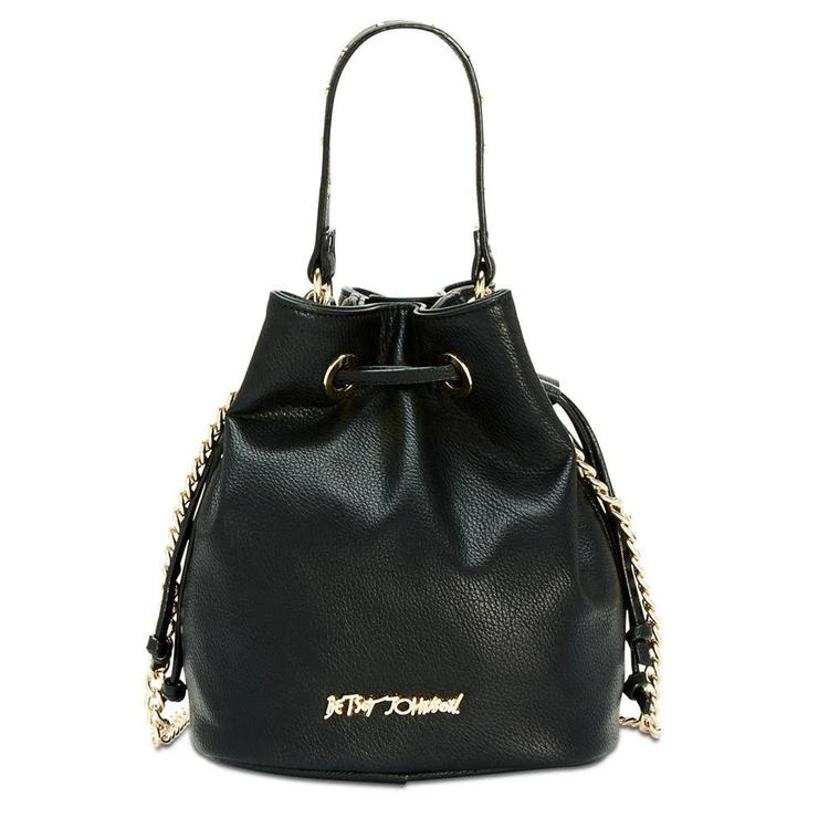 商品Betsey Johnson|Studded Robot Mini Crossbody Bucket Bag,价格¥260,第5张图片详细描述