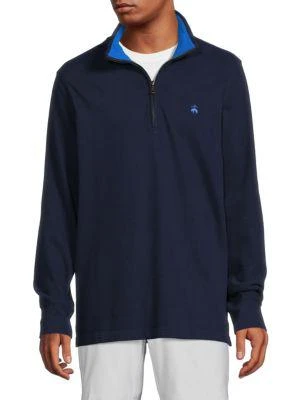 商品Brooks Brothers|Zip Up Pullover,价格¥152,第1张图片