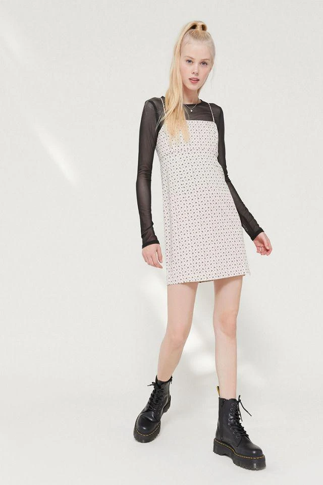 商品Urban Outfitters|UO Janie Straight Neck Mini Dress,价格¥190,第4张图片详细描述