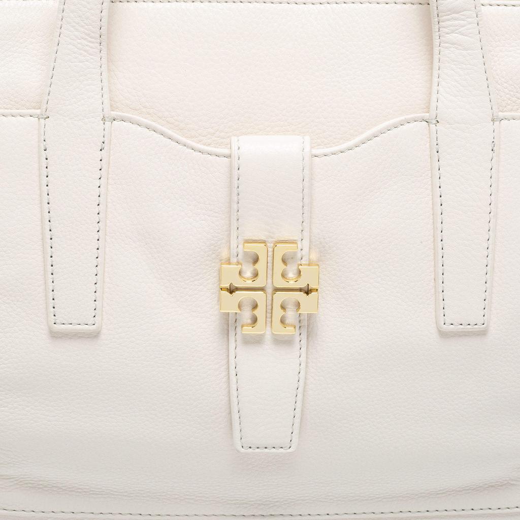 商品[二手商品] Tory Burch|Tory Burch Ivory Pebbled Leather Meyer Tote,价格¥2793,第7张图片详细描述