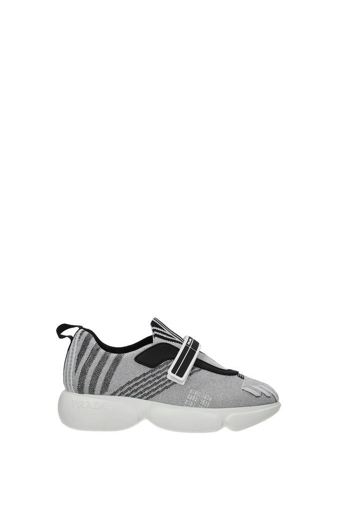 商品Prada|Sneakers Fabric Silver,价格¥2085,第1张图片