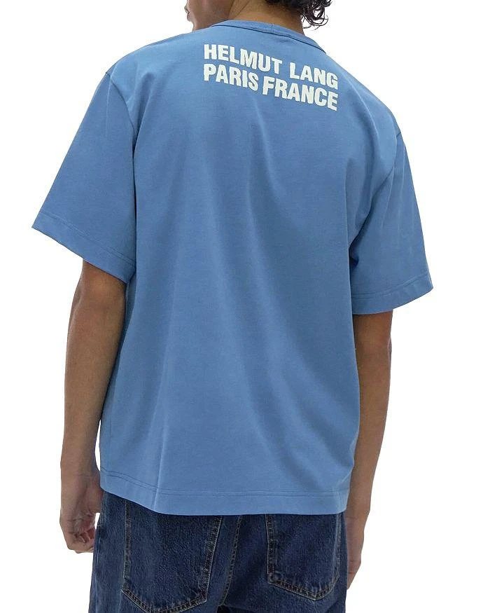 商品Helmut Lang|Paris Postcard Short Sleeve Crewneck Logo Graphic Tee,价格¥786,第3张图片详细描述