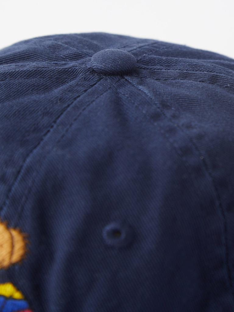 商品Ralph Lauren|Polo Bear-embroidered cotton-twill cap,价格¥530,第5张图片详细描述