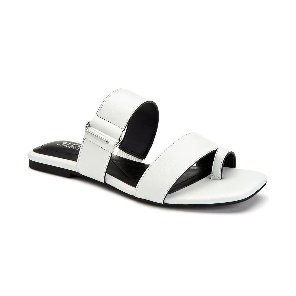 商品Alfani|Alfani Womens Baclinii Toe Loop Slip On Slides,价格¥54,第1张图片