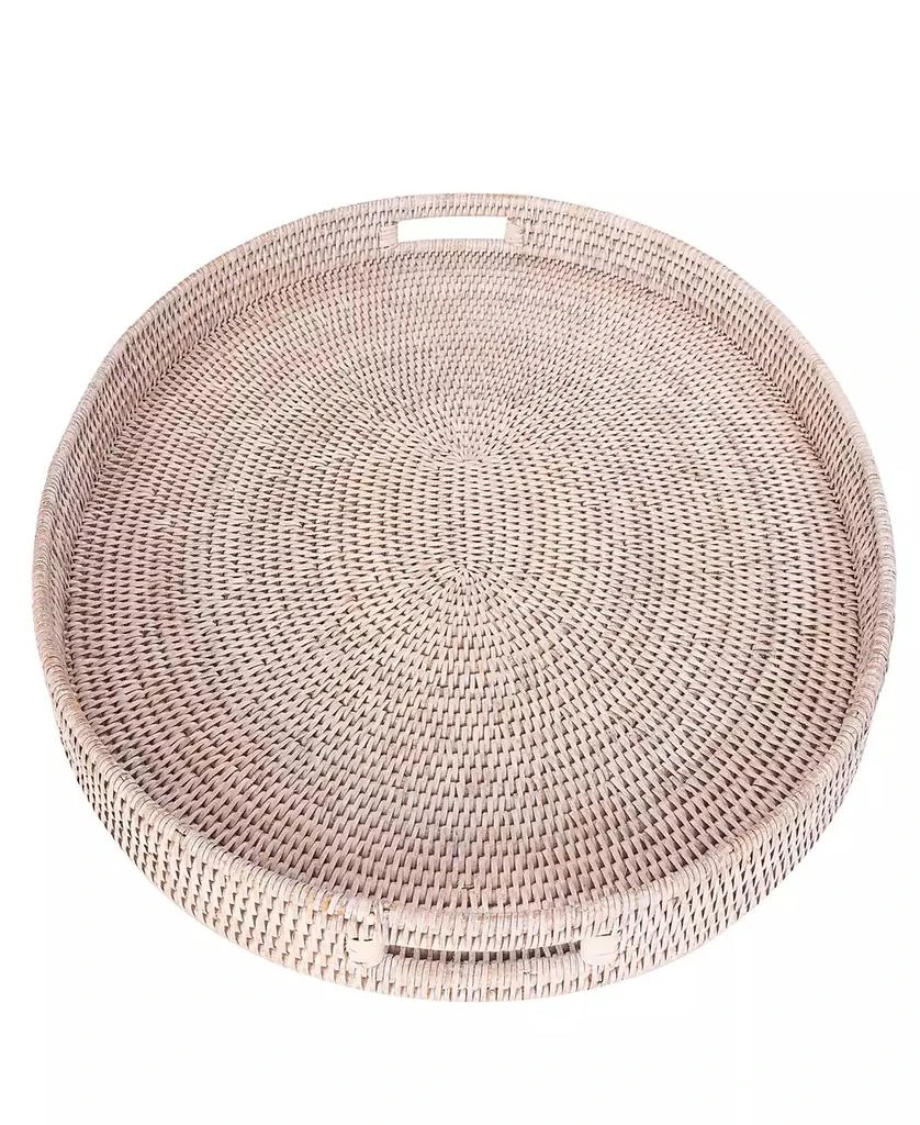 商品Artifacts Trading Company|Oval Ottoman Tray with Cutout Handles,价格¥848,第1张图片