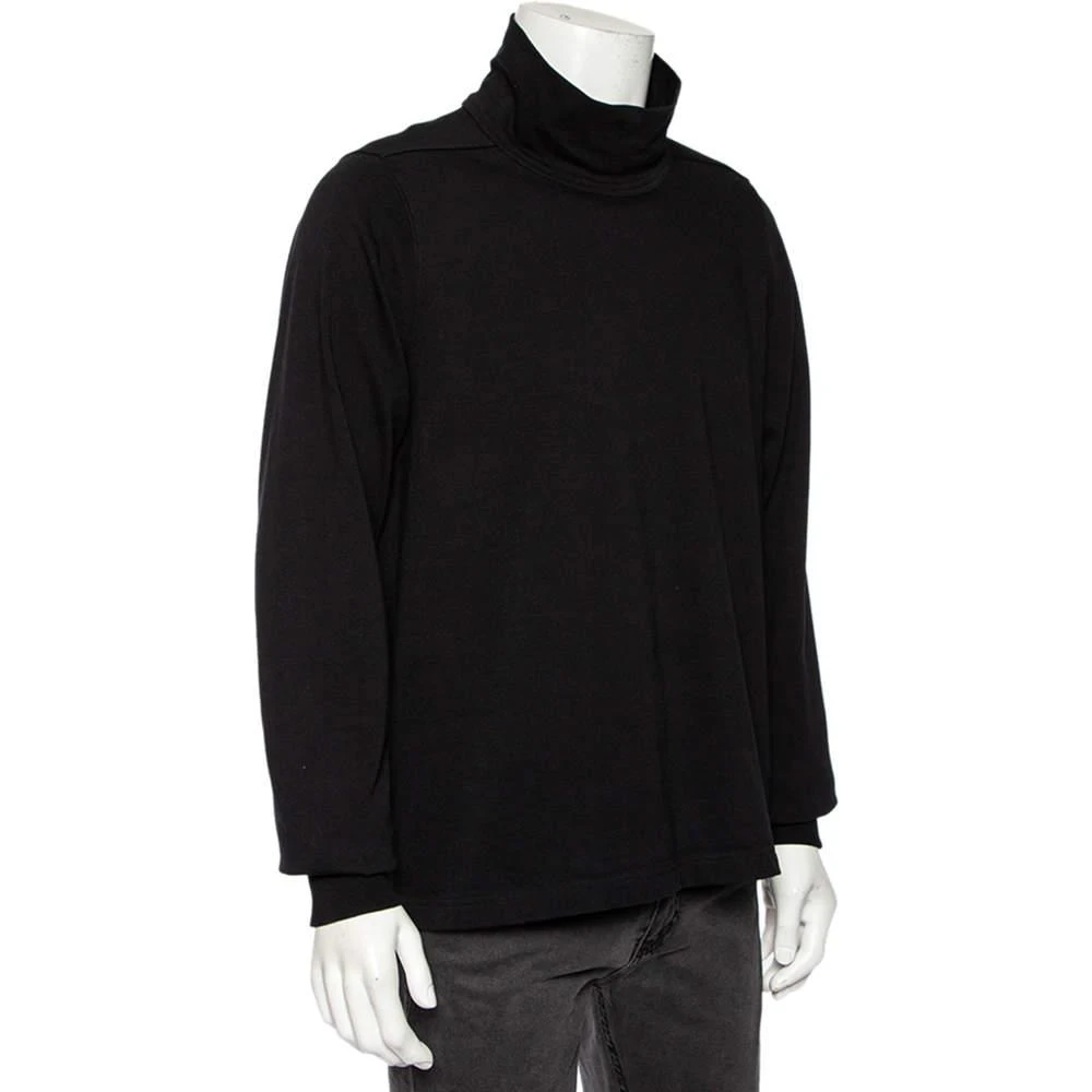 商品[二手商品] Rick Owens|Rick Owens Black Knit Funnel Neck Detailed Oversized Jumper S,价格¥2403,第2张图片详细描述