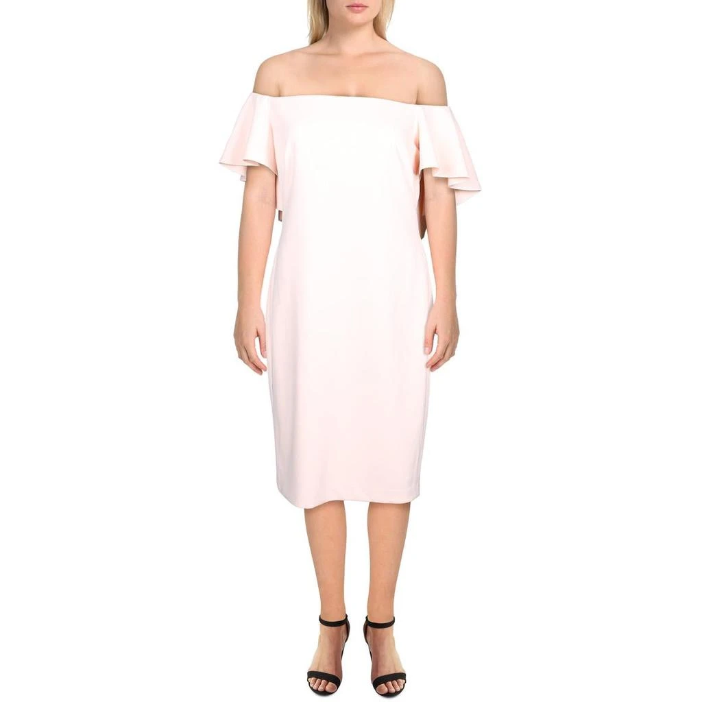 商品Ralph Lauren|Lauren Ralph Lauren Womens Ames Ruffled Mini Cocktail Dress,价格¥115,第2张图片详细描述