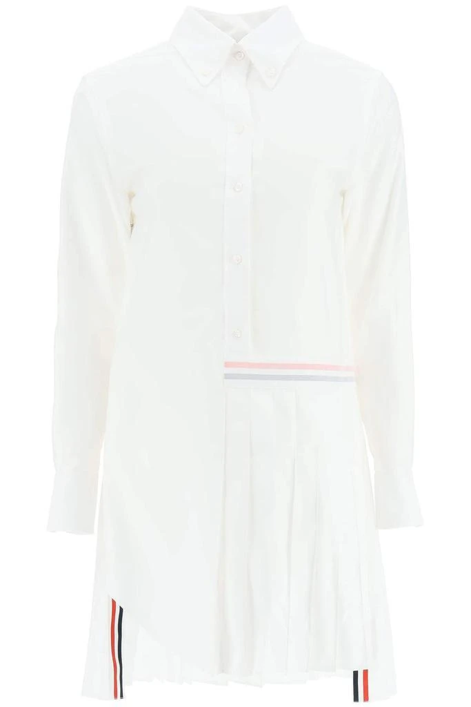 商品Thom Browne|Thom browne oxford cotton shirt dress,价格¥8360,第1张图片