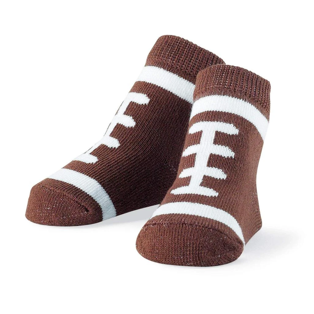 商品Mud Pie|Newborn Baby-Boys Football Socks,价格¥52,第1张图片