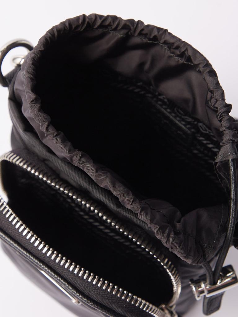 Re-Nylon leather-trim cross-body bag商品第6张图片规格展示