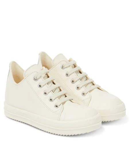 商品Rick Owens|Strobe leather sneakers,价格¥3851,第1张图片