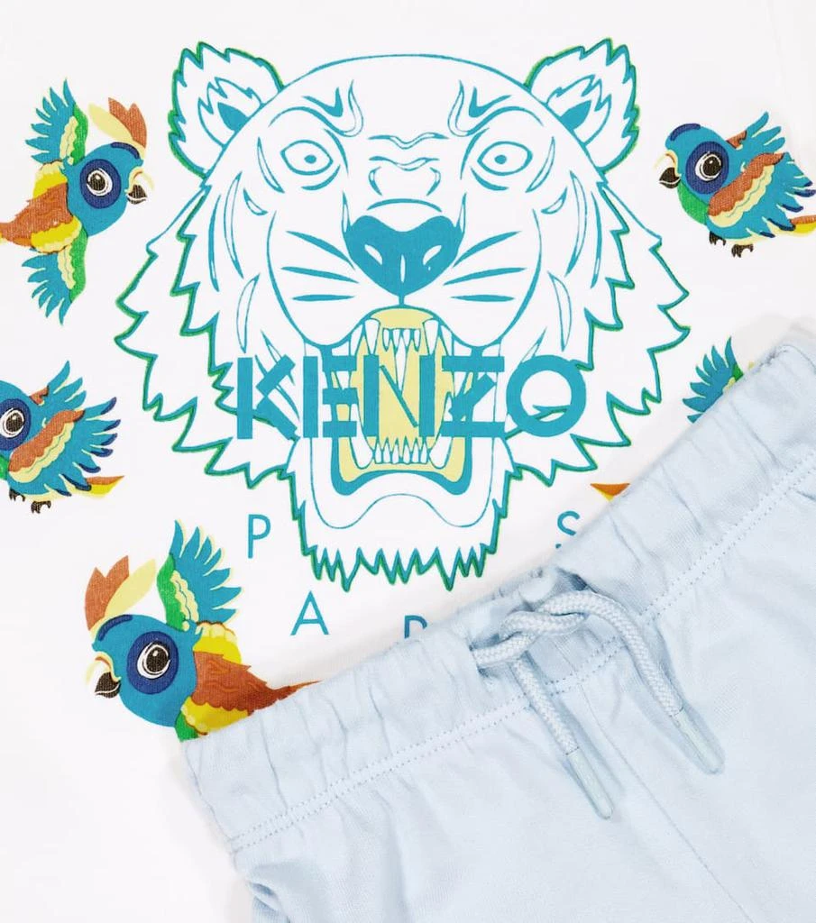 商品Kenzo|Baby printed T-shirt and shorts cotton set,价格¥673,第3张图片详细描述