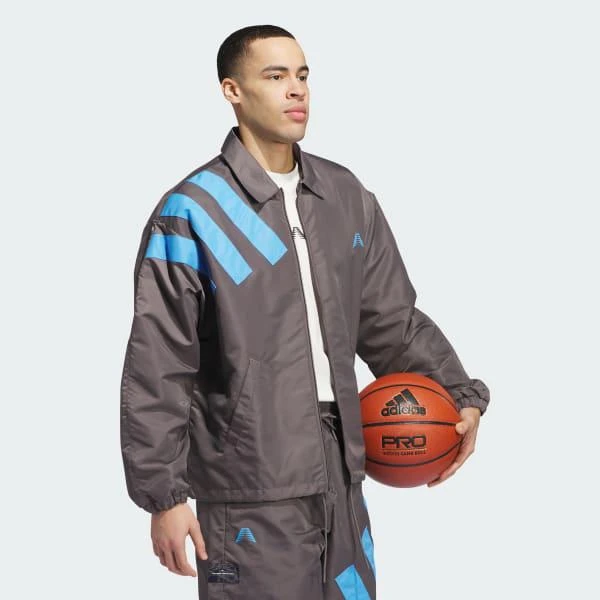 商品Adidas|Anthony Edwards 1 Coach Jacket,价格¥948,第3张图片详细描述