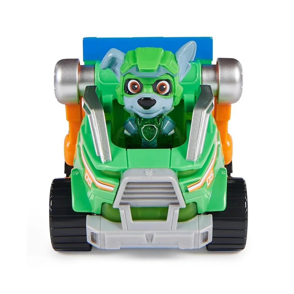 商品Paw Patrol|The Mighty Movie, Toy Garbage Truck Recycler with Rocky Mighty Pups Action Figure,价格¥104,第5张图片详细描述