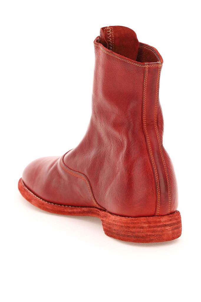 FRONT ZIP LEATHER ANKLE BOOTS商品第2张图片规格展示