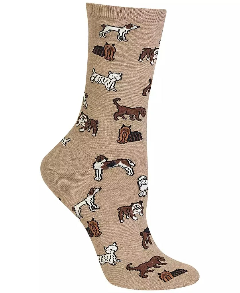 商品Hot Sox|狗狗袜子Hot Sox Women's Dogs Trouser Socks,价格¥48,第1张图片