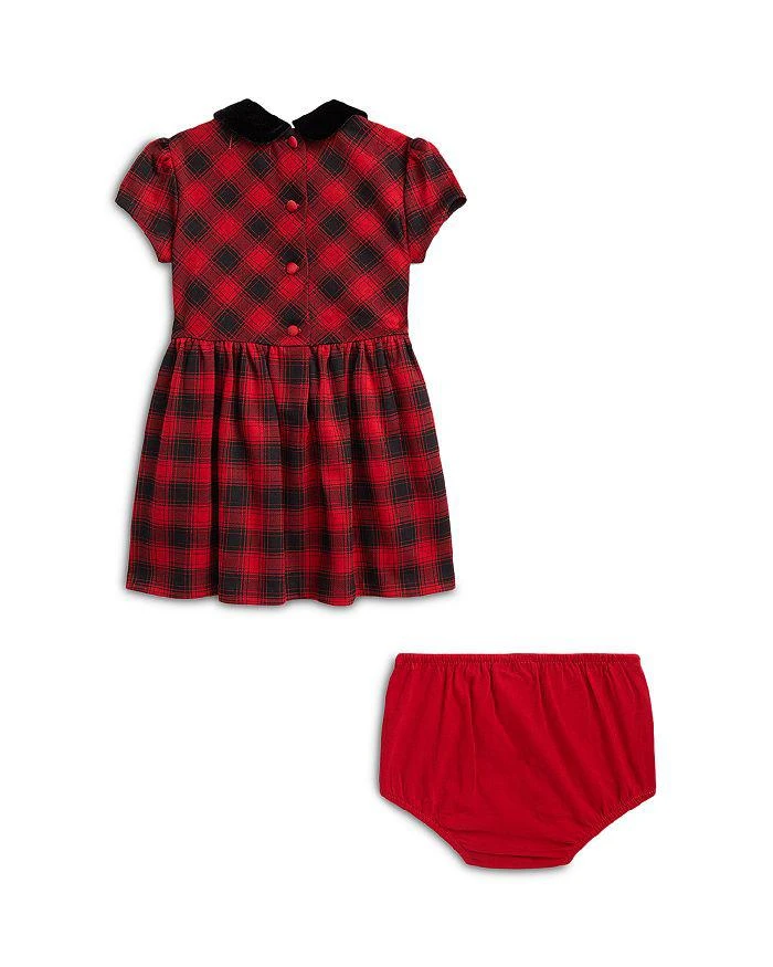 商品Ralph Lauren|Girls' Buffalo Check Ponte Dress & Bloomers Set - Baby,价格¥148,第2张图片详细描述