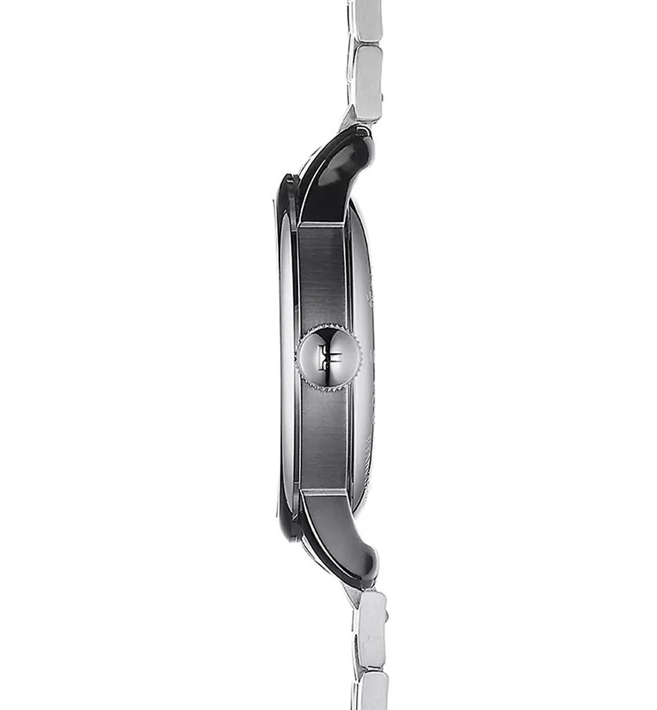 商品Tissot|Men's Swiss T-Classic Le Locle Powermatic 80 Gray Stainless Steel Bracelet Watch 39.3mm,价格¥5045,第3张图片详细描述