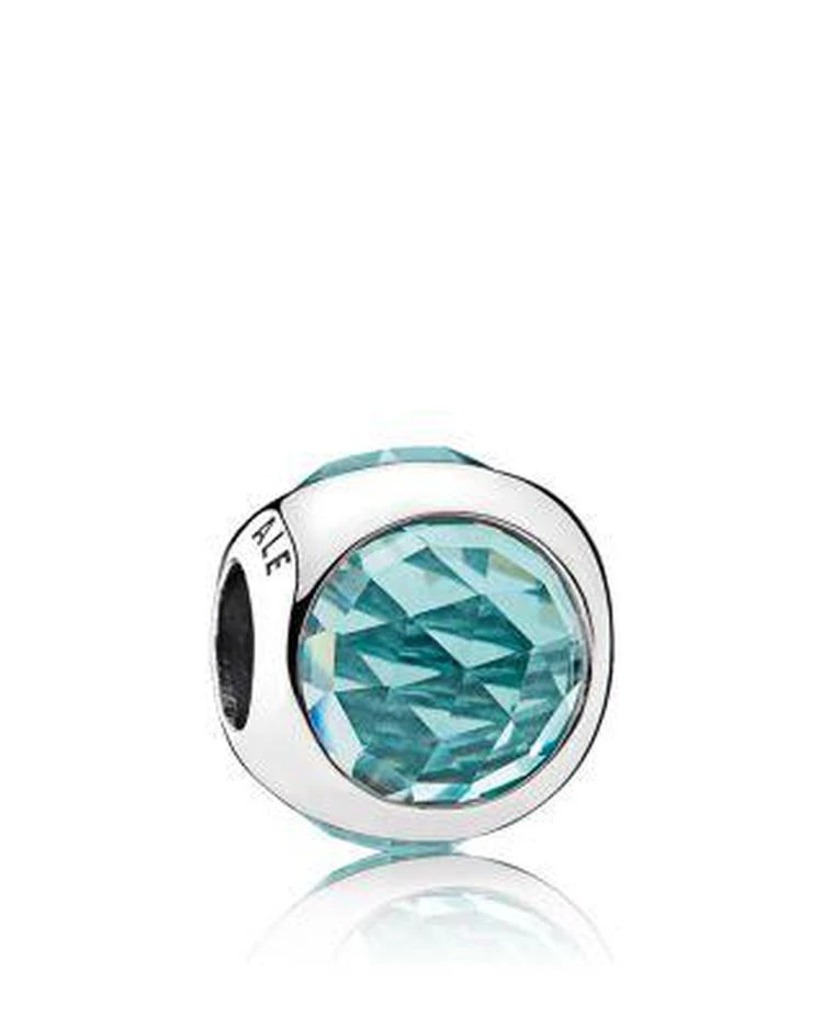 商品PANDORA|Charm - Sterling Silver & Cubic Zirconia Radiant Droplet Icy Green,价格¥487,第1张图片