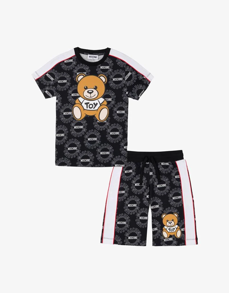 商品Moschino|Logo Circle T-shirt And Bermuda Shorts Set,价格¥2013,第1张图片