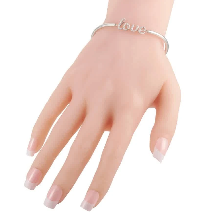 商品LB Exclusive|14K White Gold 0.25 ct Diamond Love Bracelet,价格¥5764,第2张图片详细描述