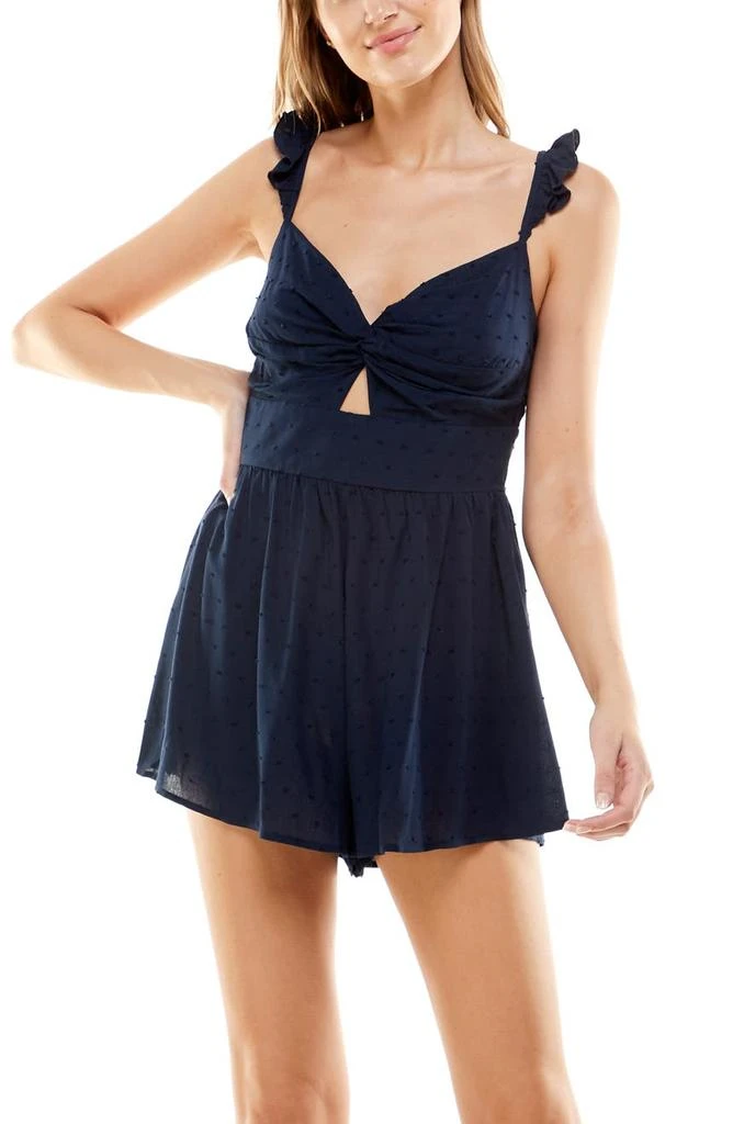 商品ROW A|Twist Front Clip Dot Romper,价格¥229,第2张图片详细描述