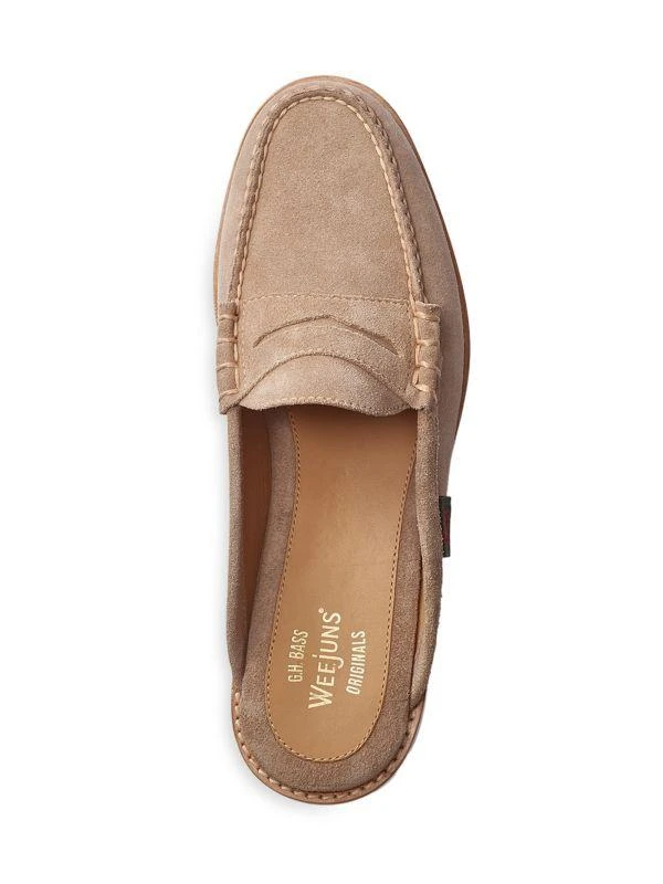 商品G.H. Bass|Larson Suede Penny Mules,价格¥796,第4张图片详细描述