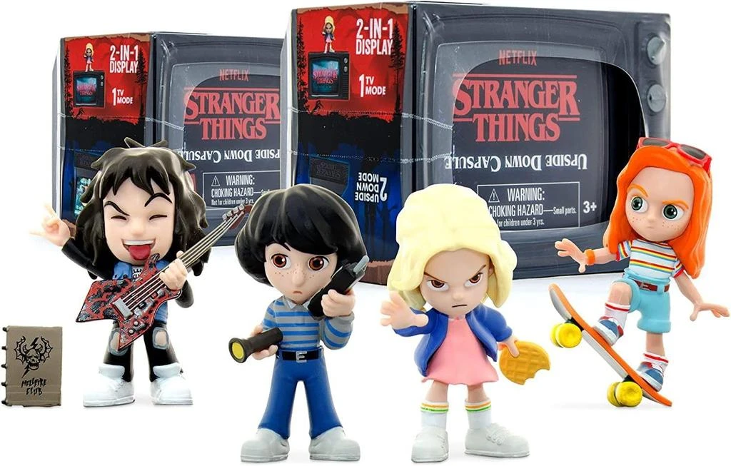 商品YuMe|YuMe Official Stranger Things Upside Down Capsules – Series One 2 Pack Vintage Blind Box Action Figures, Netflix Collectible Toys for Fans & Collectors, 80s-Inspired Mystery Gift,价格¥141,第2张图片详细描述