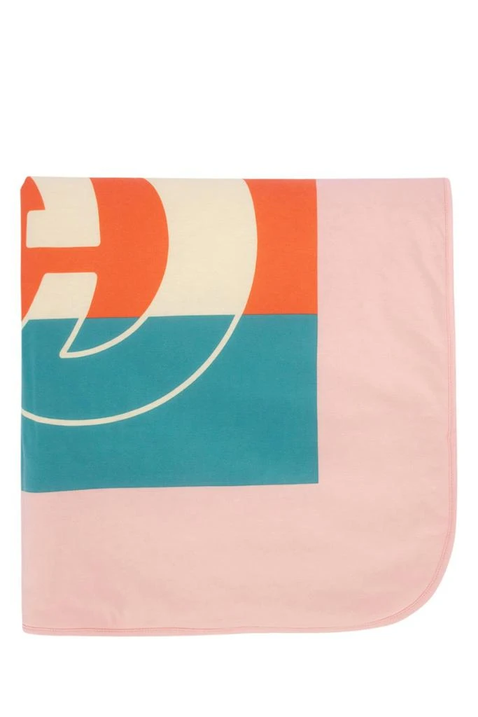 商品Gucci|Gucci Kids Logo Printed Blanket,价格¥2543,第1张图片