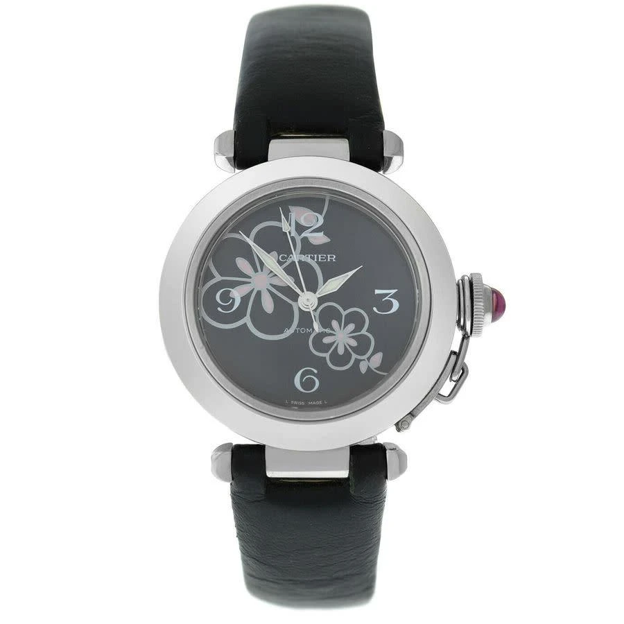 商品[二手商品] Cartier|Pre-owned Cartier Pasha Automatic Black Dial Ladies Watch C 2324,价格¥18005,第1张图片