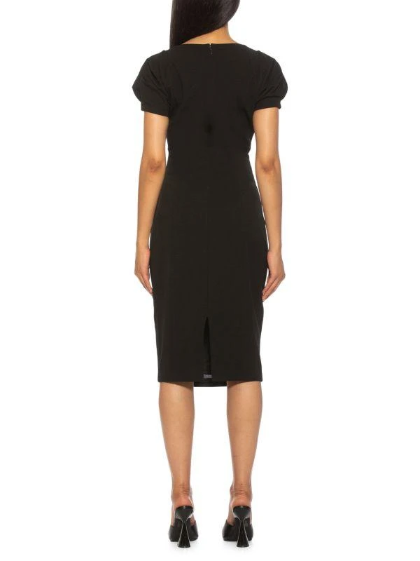 商品ALEXIA ADMOR|Isla Scuba Crepe Midi Sheath Dress,价格¥640,第2张图片详细描述