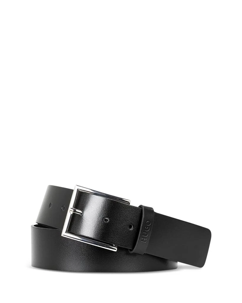 商品Hugo Boss|Men's Giaspo Leather Belt,价格¥298,第1张图片