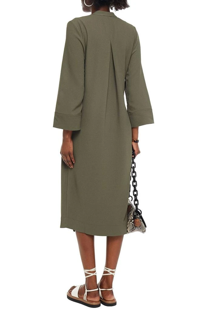 商品Ganni|Crepe midi wrap dress,价格¥531,第1张图片