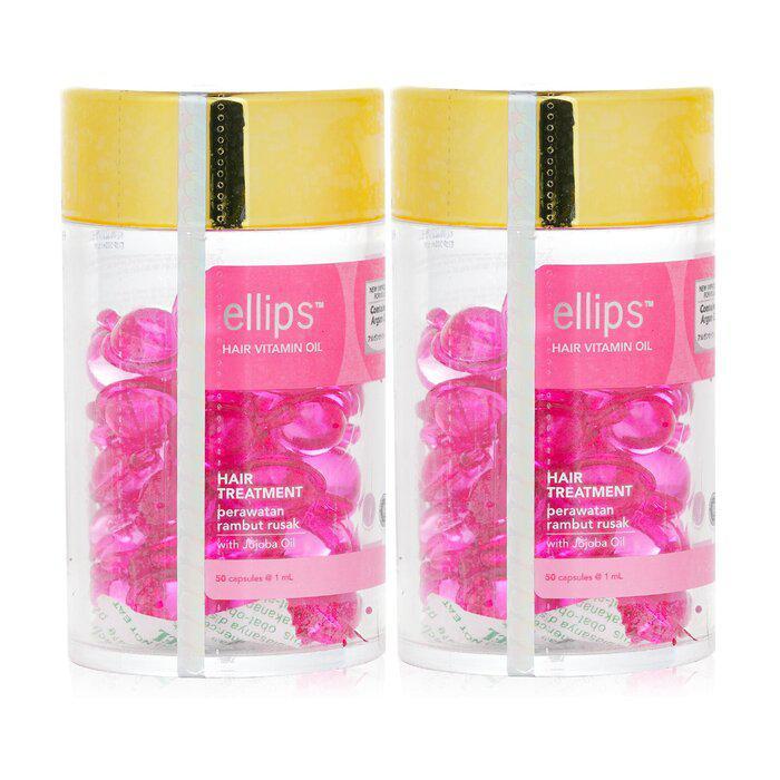 商品Ellips|Ellips 粉色维生素护发胶囊 - 养护系列 2x50capsules,价格¥179,第4张图片详细描述