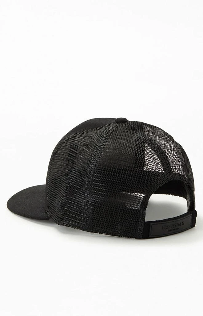 商品Essentials|x New Era Black Mesh 59Fifty Fitted Hat,价格¥538,第3张图片详细描述