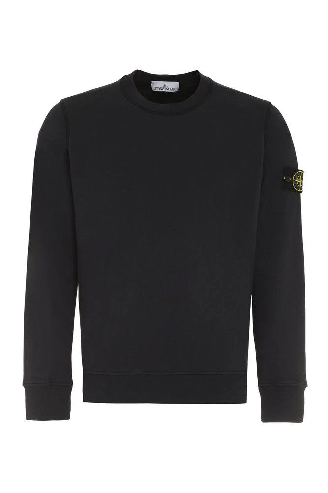 商品Stone Island|Stone Island Crewneck Long-Sleeved Sweatshirt,价格¥1913,第1张图片