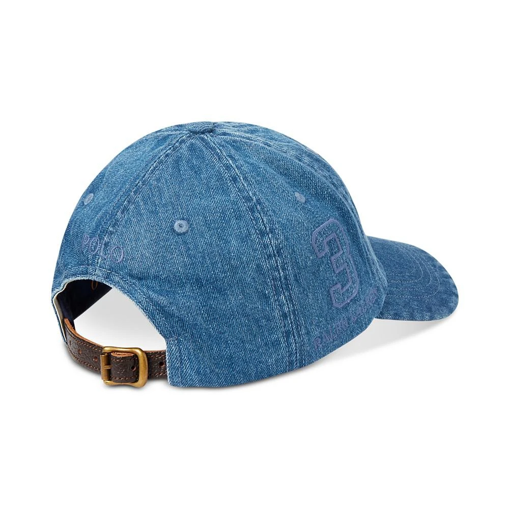 商品Ralph Lauren|Men's Big Pony Denim Ball Cap,价格¥333,第3张图片详细描述